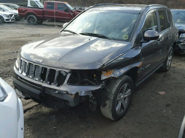 1C4NJCEB3HD156181 - 2017 JEEP COMPASS LA GRAY photo 2