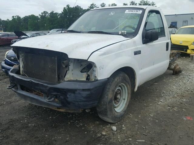 1FTNF20L91EC01457 - 2001 FORD F250 SUPER WHITE photo 2