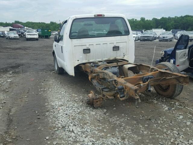 1FTNF20L91EC01457 - 2001 FORD F250 SUPER WHITE photo 3