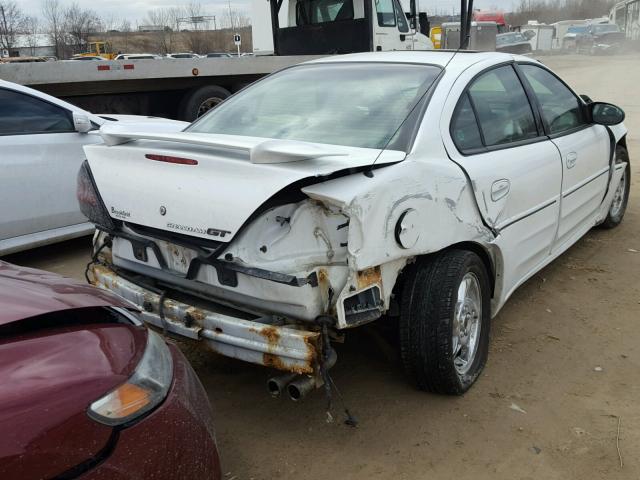 1G2NW52E44M656876 - 2004 PONTIAC GRAND AM G WHITE photo 4