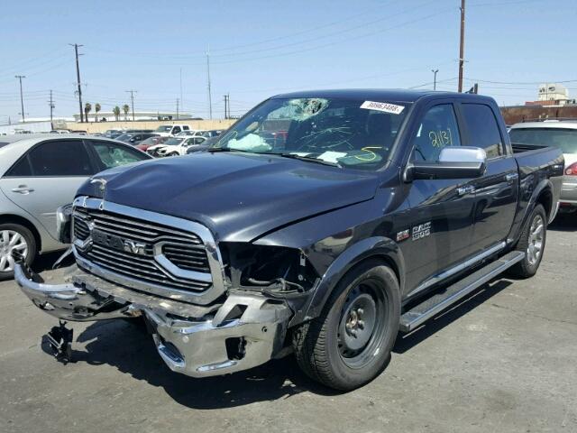 1C6RR6PT2HS501043 - 2017 RAM 1500 LONGH GRAY photo 2