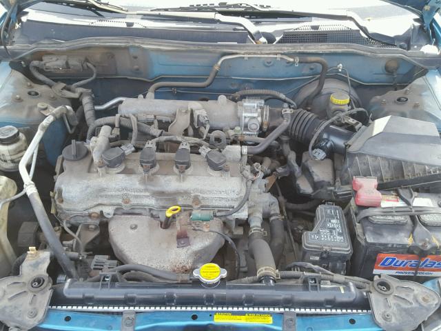 3N1CB51D83L812985 - 2003 NISSAN SENTRA XE BLUE photo 7