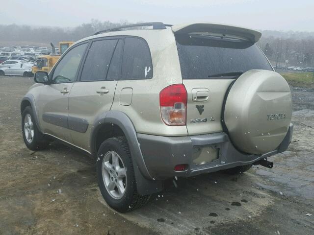 JTEHH20V210097069 - 2001 TOYOTA RAV4 TAN photo 3