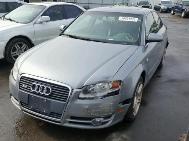 WAUDF78E07A196645 - 2007 AUDI A4 2.0T QU GRAY photo 2