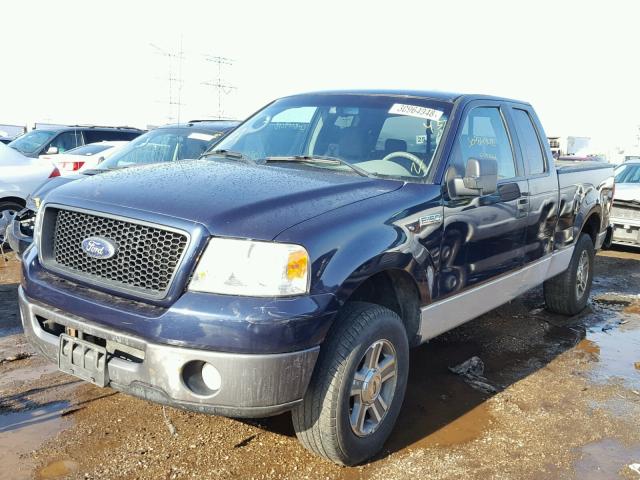 1FTPX14526NA70357 - 2006 FORD F150 Niebieski zdjęcie 2