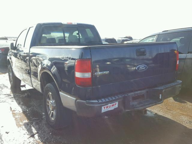1FTPX14526NA70357 - 2006 FORD F150 Niebieski zdjęcie 3