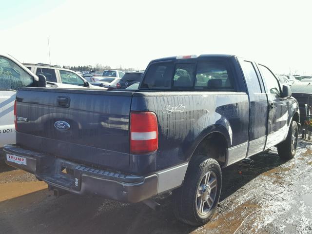 1FTPX14526NA70357 - 2006 FORD F150 Niebieski zdjęcie 4