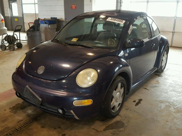3VWCT21C91M409439 - 2001 VOLKSWAGEN NEW BEETLE 蓝色 照片 2