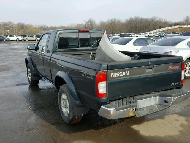 1N6ED26Y6XC337085 - 1999 NISSAN FRONTIER K BLACK photo 3