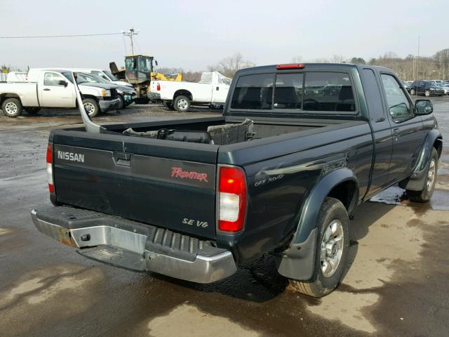 1N6ED26Y6XC337085 - 1999 NISSAN FRONTIER K BLACK photo 4