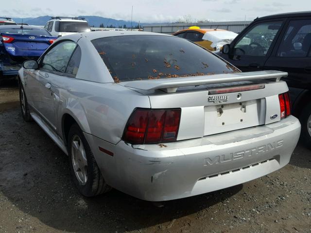 1FAFP40471F255023 - 2001 FORD MUSTANG SILVER photo 3