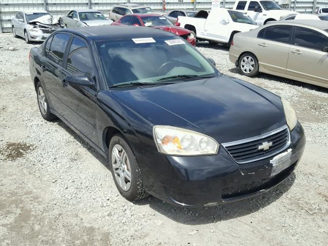 1G1ZS57N27F106451 - 2007 CHEVROLET MALIBU LS BLACK photo 1