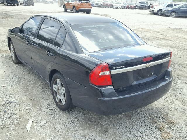 1G1ZS57N27F106451 - 2007 CHEVROLET MALIBU LS BLACK photo 3