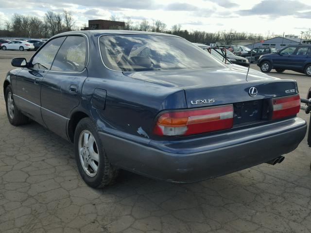 JT8BF12G2T0160228 - 1996 LEXUS ES 300 BLUE photo 3