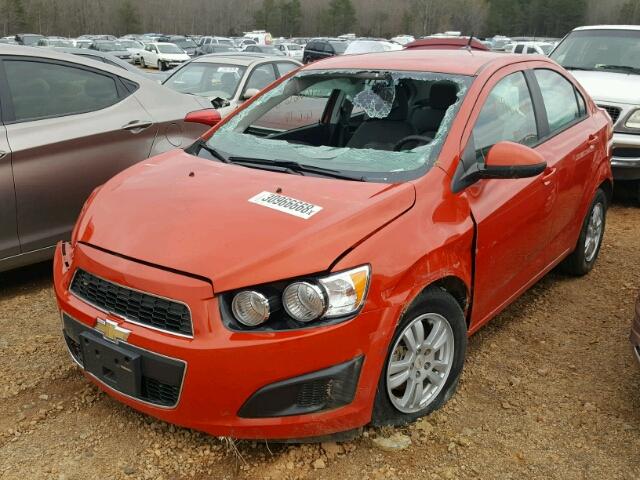 1G1JA5SH3C4135514 - 2012 CHEVROLET SONIC LS 橙色 照片 2
