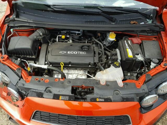 1G1JA5SH3C4135514 - 2012 CHEVROLET SONIC LS 橙色 照片 7