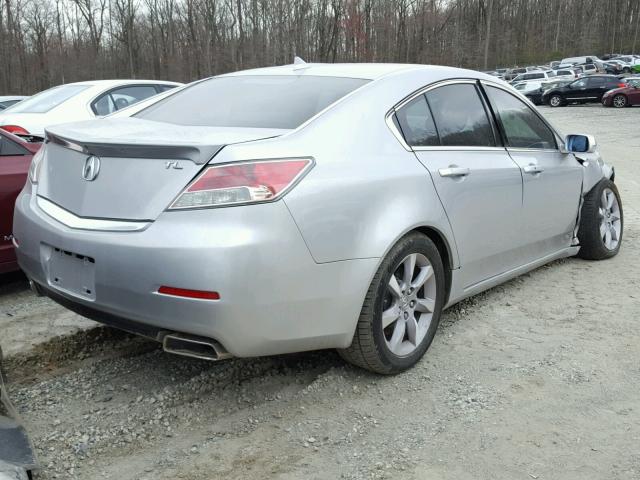 19UUA8F57EA000340 - 2014 ACURA TL TECH Արծաթագույն լուսանկար 4
