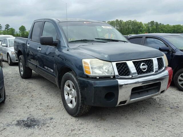 1N6BA07A06N561800 - 2006 NISSAN TITAN XE GREEN photo 1