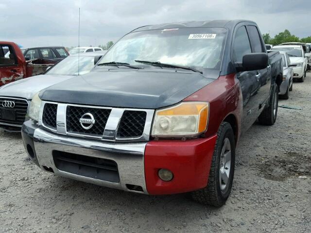 1N6BA07A06N561800 - 2006 NISSAN TITAN XE GREEN photo 2