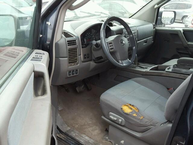 1N6BA07A06N561800 - 2006 NISSAN TITAN XE GREEN photo 9