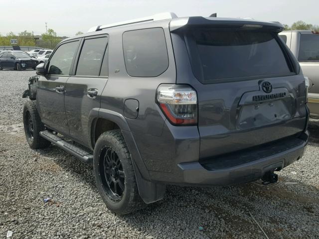 JTEZU5JR6G5146269 - 2016 TOYOTA 4RUNNER SR GRAY photo 3