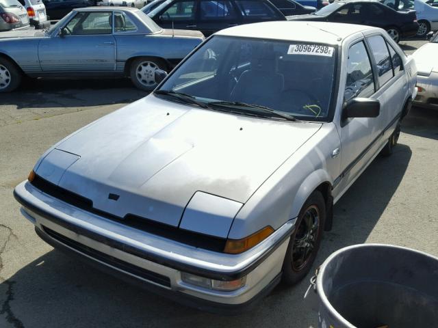 JH4DA174XKS004365 - 1989 ACURA INTEGRA RS GRAY photo 2