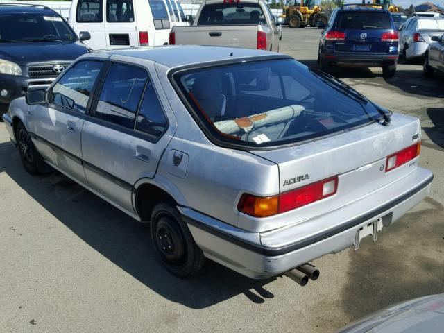 JH4DA174XKS004365 - 1989 ACURA INTEGRA RS GRAY photo 3