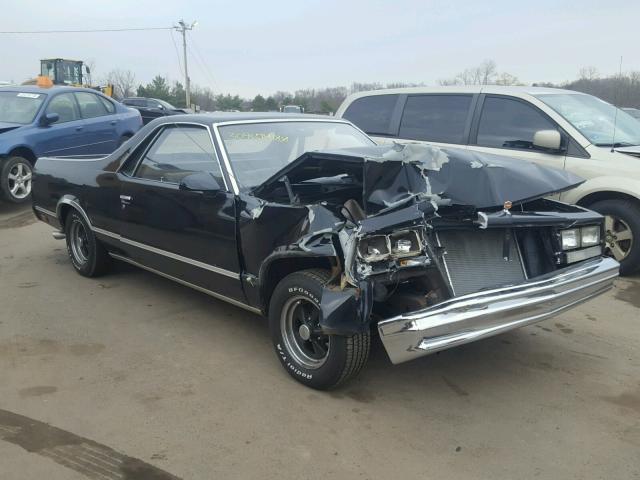 3GCCW80Z3GS912696 - 1986 CHEVROLET EL CAMINO BLACK photo 1