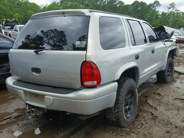 1B4HS28Z5XF603154 - 1999 DODGE DURANGO SILVER photo 4