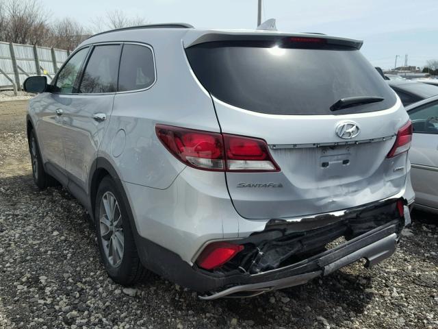 KM8SNDHF7HU203896 - 2017 HYUNDAI SANTA FE S SILVER photo 3