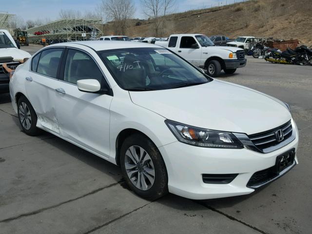 1HGCR2F38FA086050 - 2015 HONDA ACCORD LX WHITE photo 1