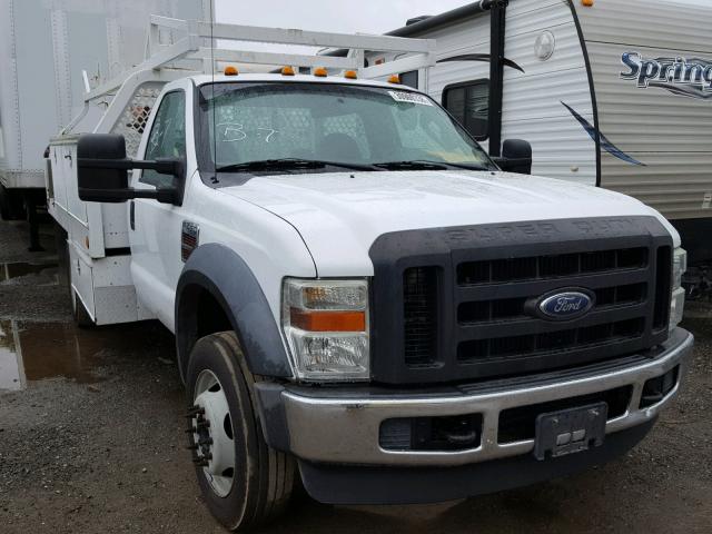 1FDAF46R39EA25941 - 2009 FORD F450 SUPER WHITE photo 1