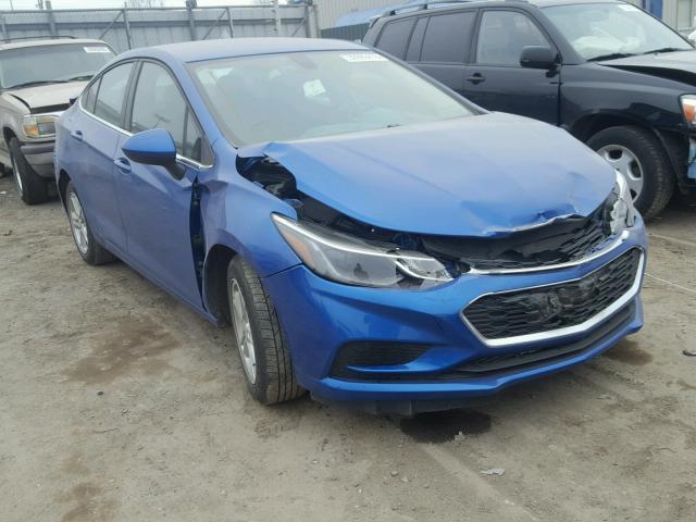 1G1BE5SM5H7265662 - 2017 CHEVROLET CRUZE LT BLUE photo 1