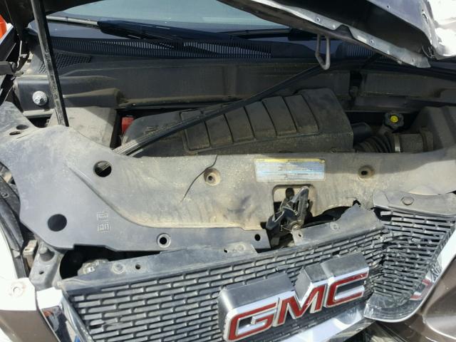 1GKLRMED8AJ101132 - 2010 GMC ACADIA SLT ყავისფერი ფოტო 7