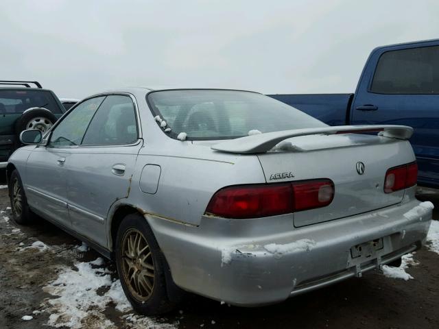 JH4DB7655YS000274 - 2000 ACURA INTEGRA LS GRAY photo 3