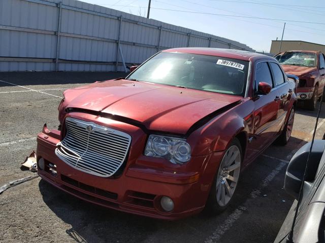 2C3LA73W77H659741 - 2007 CHRYSLER 300C SRT-8 MAROON photo 2