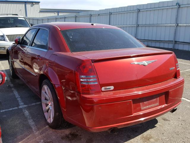 2C3LA73W77H659741 - 2007 CHRYSLER 300C SRT-8 MAROON photo 3