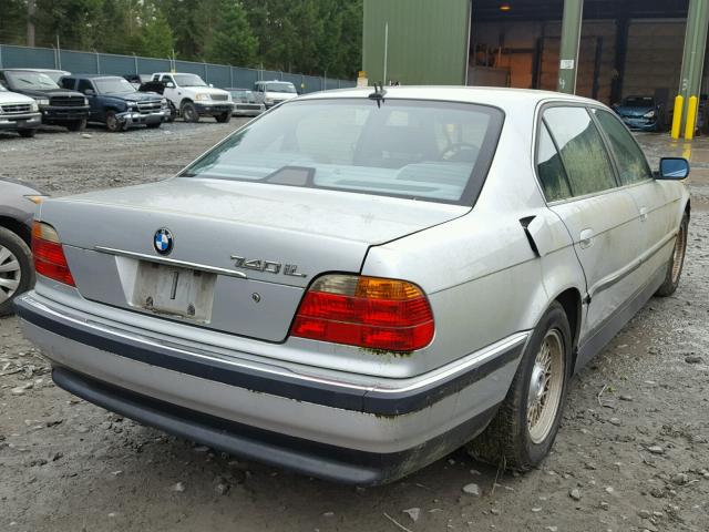 WBAGH8345YDP14213 - 2000 BMW 740 IL SILVER photo 4