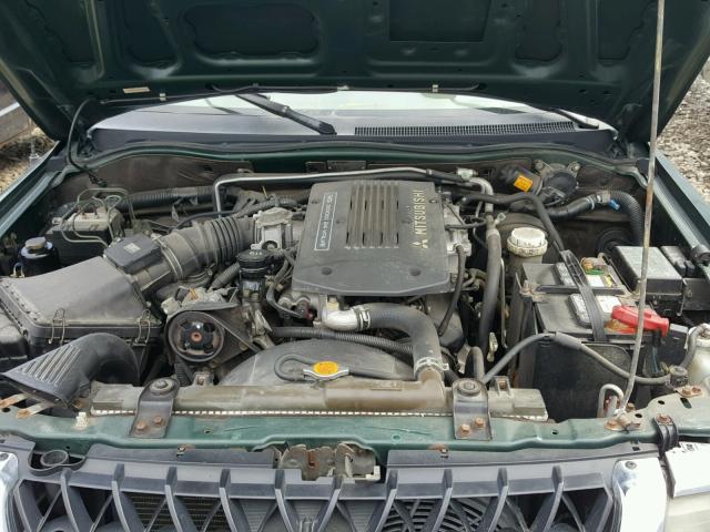 JA4MT31H51P036199 - 2001 MITSUBISHI MONTERO SP GREEN photo 7