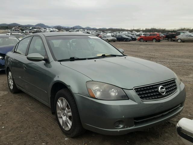 1N4AL11D35C310447 - 2005 NISSAN ALTIMA S GREEN photo 1