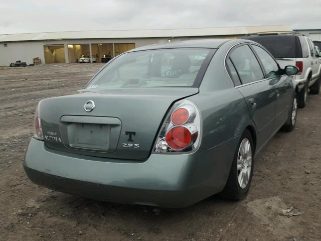 1N4AL11D35C310447 - 2005 NISSAN ALTIMA S GREEN photo 4