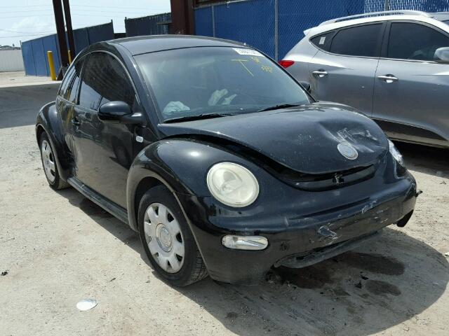 3VWBB21C82M460009 - 2002 VOLKSWAGEN NEW BEETLE BLACK photo 1