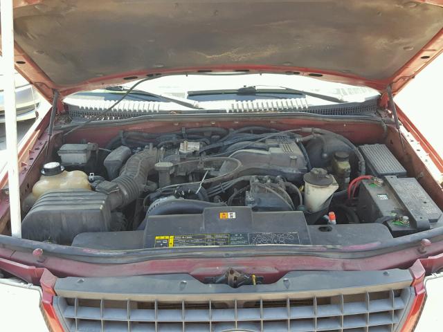 1FMZU62K63UB79117 - 2003 FORD EXPLORER X RED photo 7