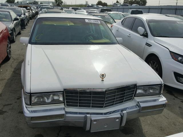 1G6CD53B6M4201494 - 1991 CADILLAC DEVILLE WHITE photo 9