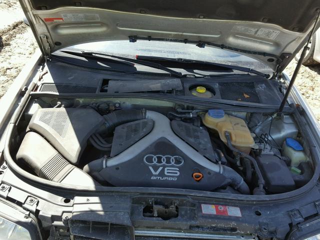 WAUED64B91N135620 - 2001 AUDI A6 2.7T QU SILVER photo 7