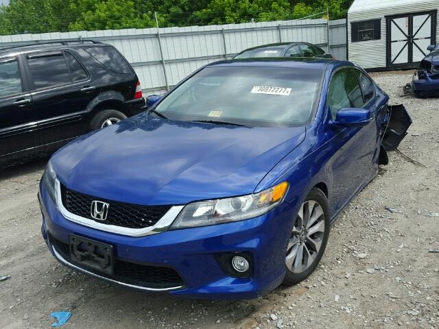 1HGCT1B76DA021277 - 2013 HONDA ACCORD BLUE photo 2