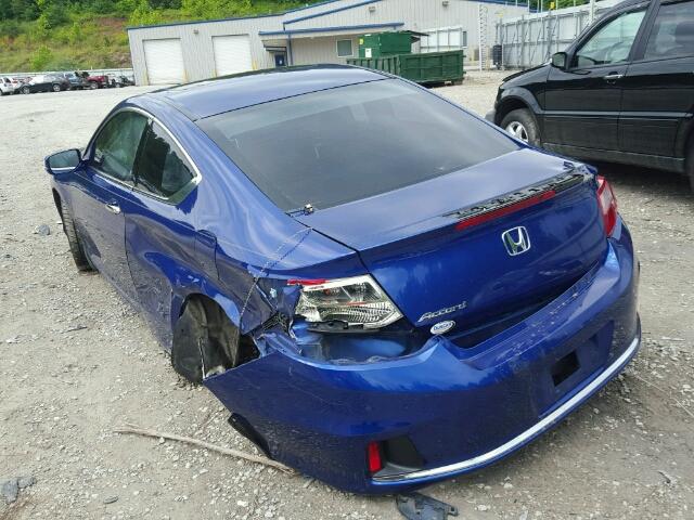 1HGCT1B76DA021277 - 2013 HONDA ACCORD BLUE photo 3