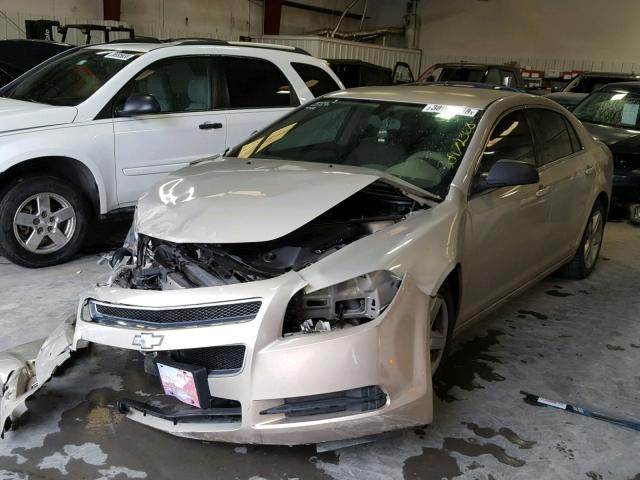 1G1ZB5E16BF202379 - 2011 CHEVROLET MALIBU LS GOLD photo 2