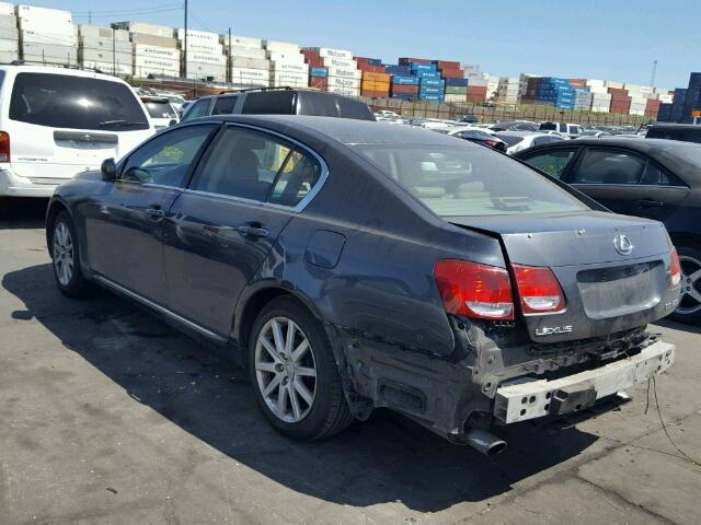 JTHBH96S865037273 - 2006 LEXUS GS GENERAT GRAY photo 3