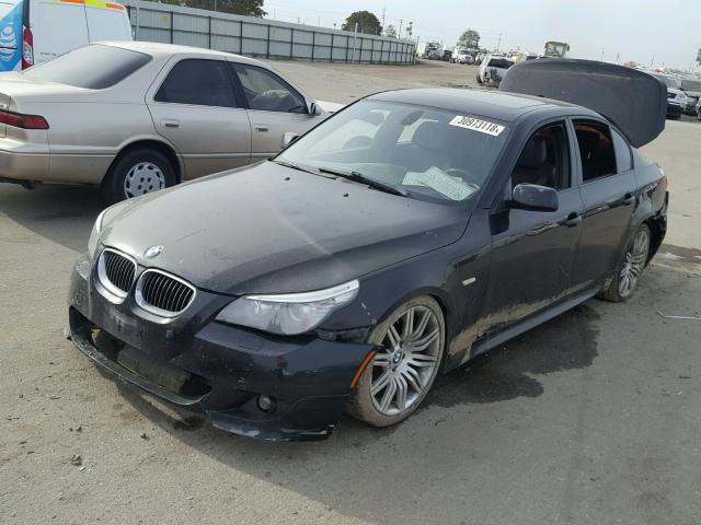 WBANW5C52ACT56567 - 2010 BMW 550 I BLACK photo 2